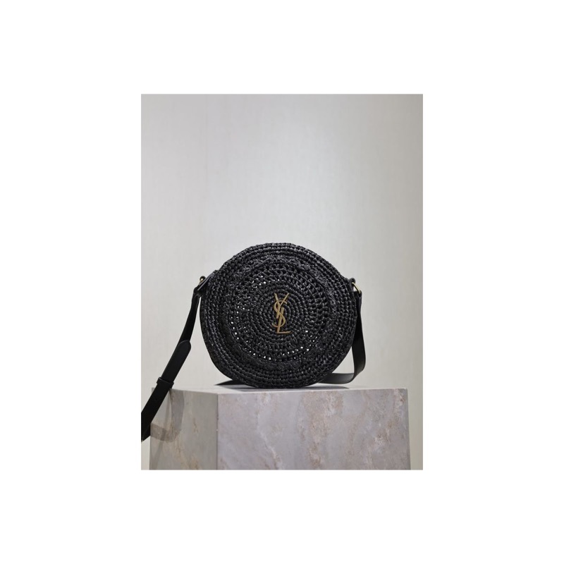Saint Laurent Woven Crossbody Bag