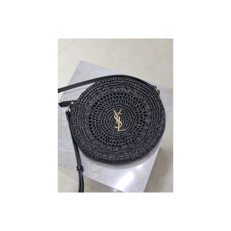 Saint Laurent Woven Crossbody Bag