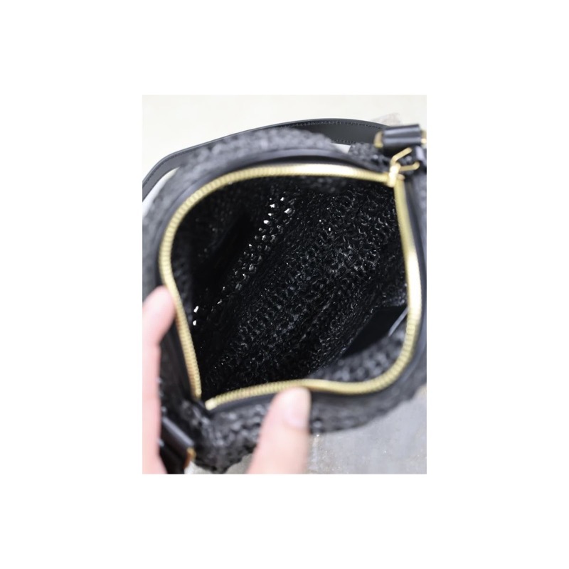 Saint Laurent Woven Crossbody Bag