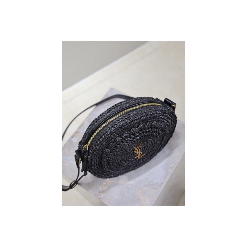 Saint Laurent Woven Crossbody Bag