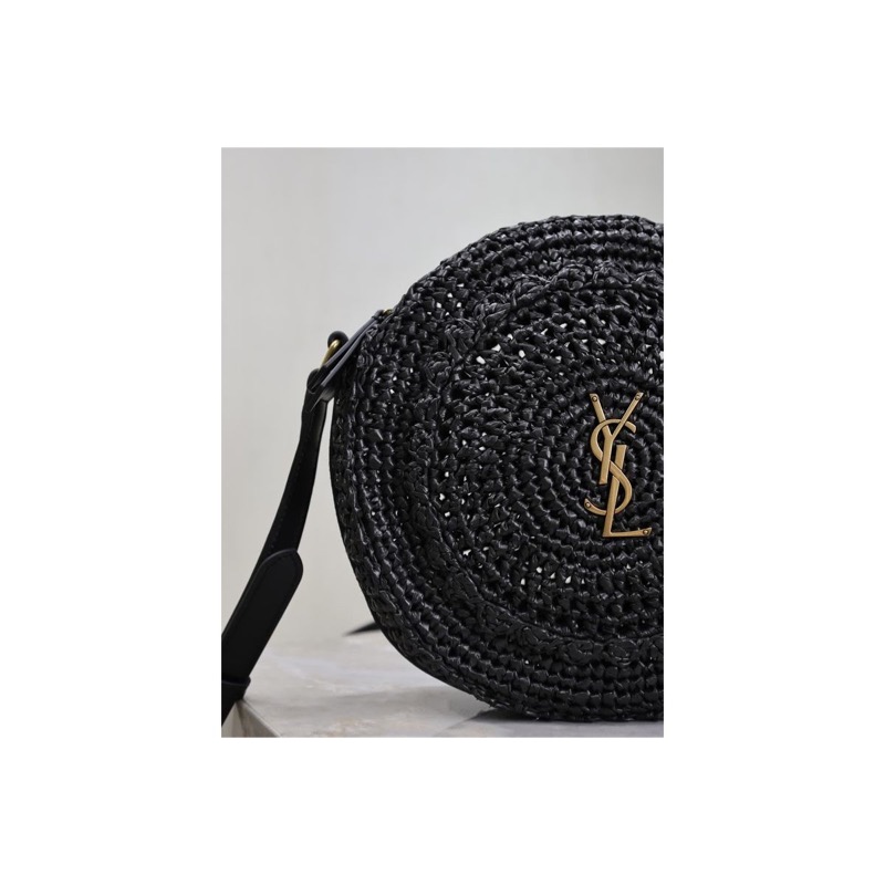 Saint Laurent Woven Crossbody Bag