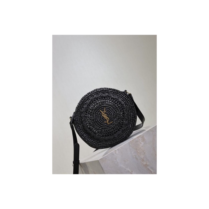 Saint Laurent Woven Crossbody Bag