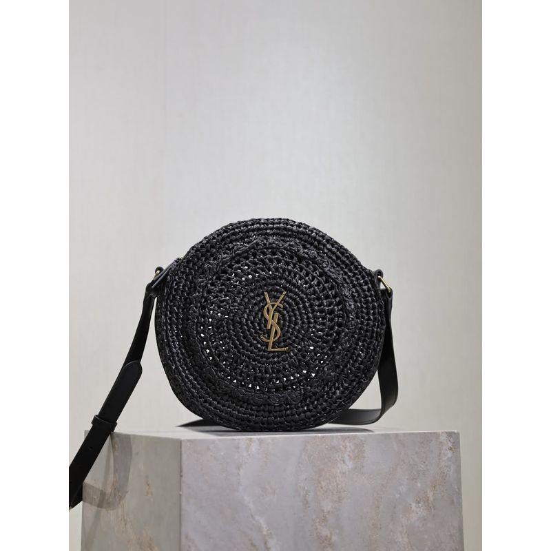 Saint Laurent Woven Crossbody Bag