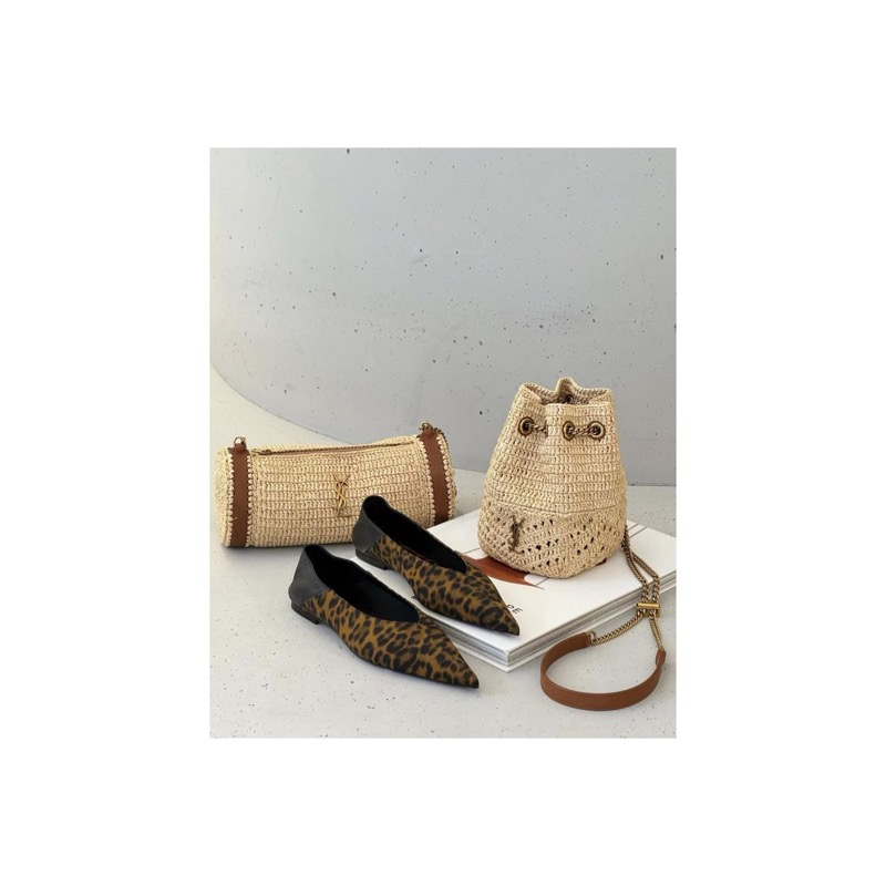 Saint Laurent Woven Handbag