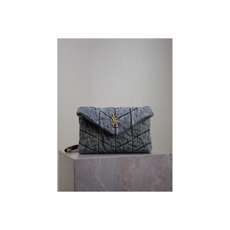 Saint Laurent Loulou Denim Bag