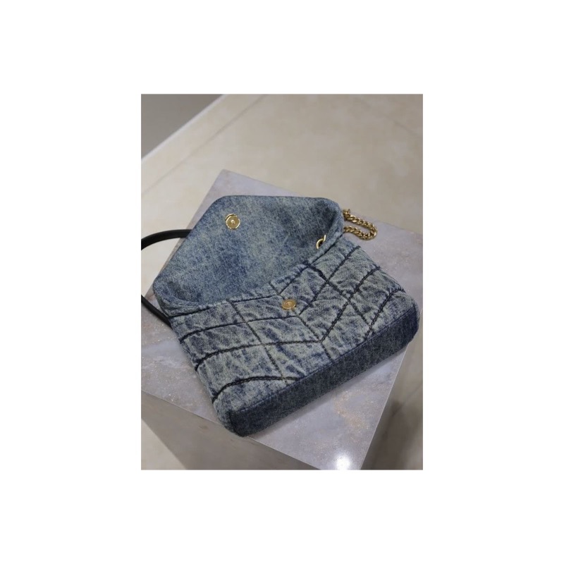 Saint Laurent Loulou Denim Bag