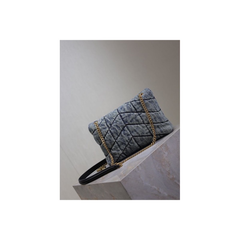 Saint Laurent Loulou Denim Bag