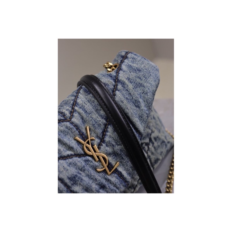 Saint Laurent Loulou Denim Bag