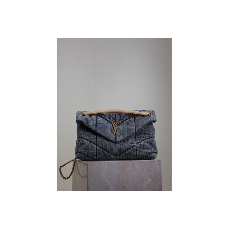 Saint Laurent Loulou Denim Bag