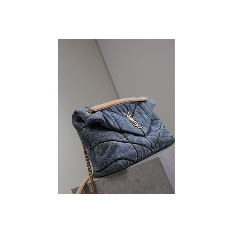 Saint Laurent Loulou Denim Bag