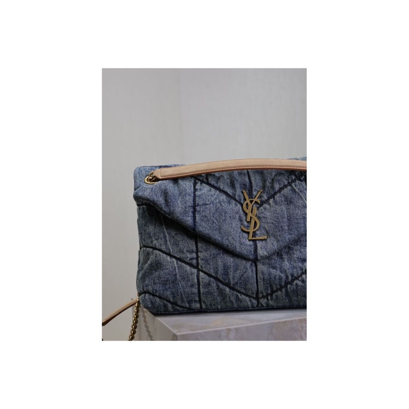 Saint Laurent Loulou Denim Bag