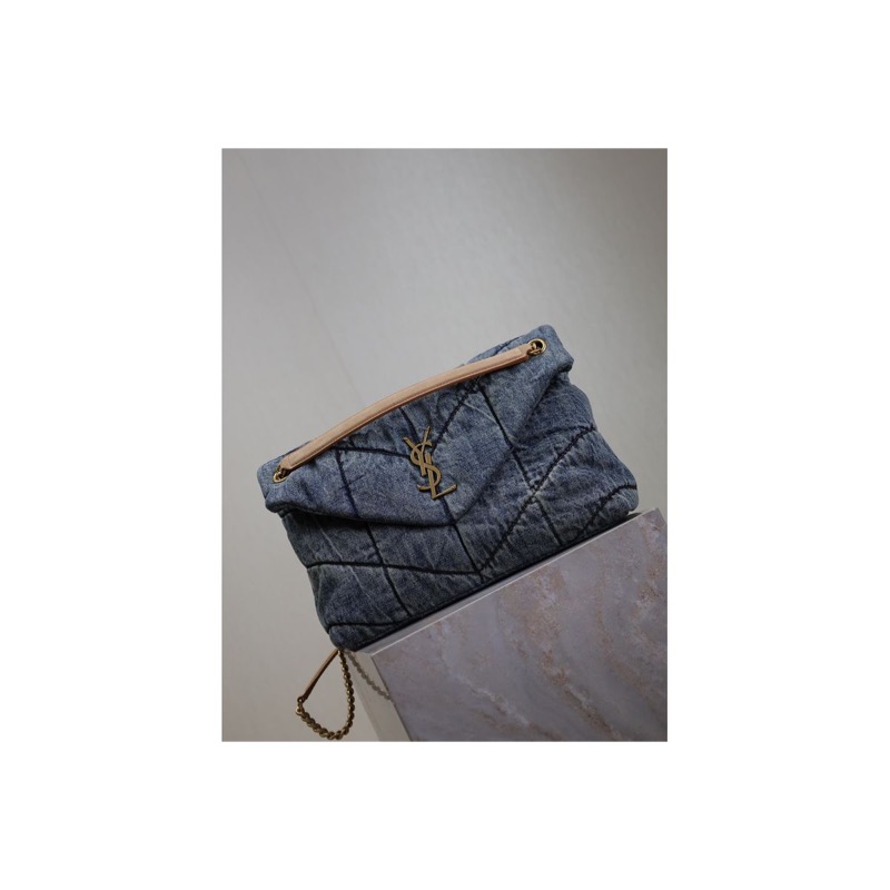 Saint Laurent Loulou Denim Bag